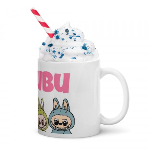Cana Labubu 330 ml, ceramica – Design adorabil, perfectă pentru revânzare,  [4]