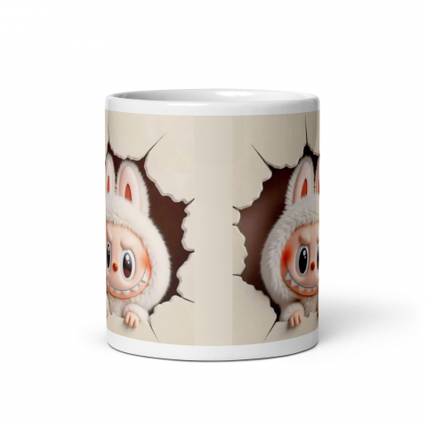 Cana Labubu 330 ml, ceramica – Design adorabil, perfectă pentru revânzare,  [5]