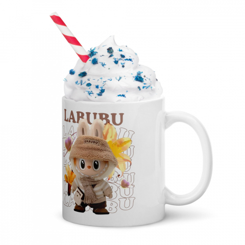 Cana Labubu 330 ml, ceramica – Design adorabil, perfectă pentru revânzare,  [2]