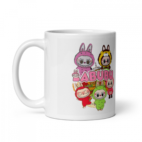 Cana Labubu 330 ml, ceramica – Design adorabil, perfectă pentru revânzare,  [4]