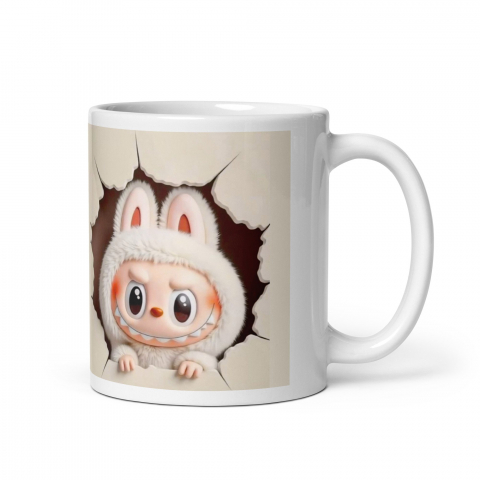 Cana Labubu 330 ml, ceramica – Design adorabil, perfectă pentru revânzare,  [6]