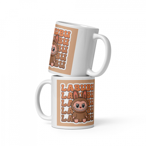 Cana Labubu 330 ml, ceramica – Design adorabil, perfectă pentru revânzare  [3]