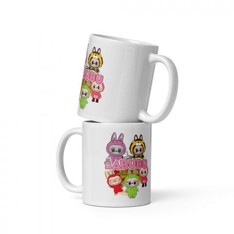 Cana Labubu 330 ml, ceramica – Design adorabil, perfectă pentru revânzare,  [3]