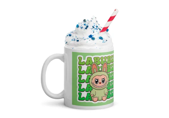 Cani cu Design si Personalizabile - Cana Labubu 330 ml, ceramica – Design adorabil, perfectă pentru revânzare 