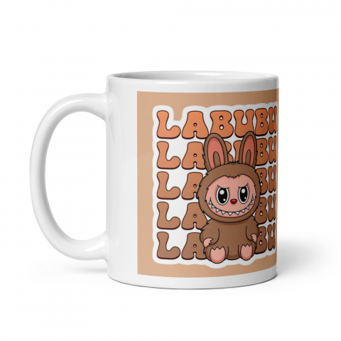 Cana Labubu 330 ml, ceramica – Design adorabil, perfectă pentru revânzare  [4]
