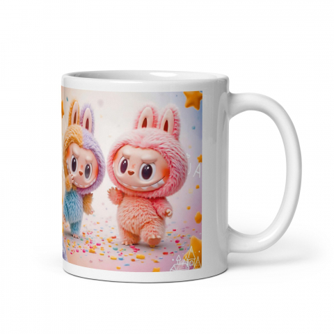 Cana Labubu 330 ml, ceramica – Design adorabil, perfectă pentru revânzare,  [6]
