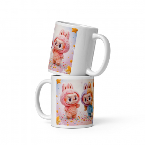 Cana Labubu 330 ml, ceramica – Design adorabil, perfectă pentru revânzare,  [3]