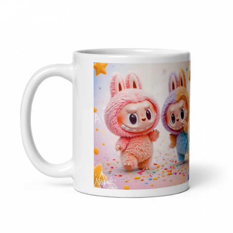 Cana Labubu 330 ml, ceramica – Design adorabil, perfectă pentru revânzare,  [4]