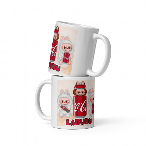 Cana Labubu  editie CocaCola 330 ml, ceramica – Design adorabil, perfectă pentru revânzare  [5]