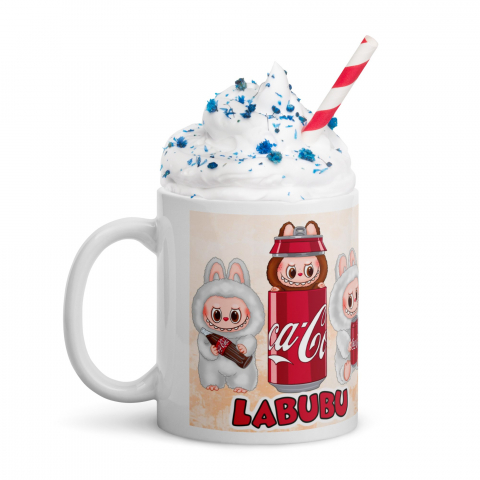 Cana Labubu  editie CocaCola 330 ml, ceramica – Design adorabil, perfectă pentru revânzare  [1]