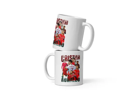 Cani cu Design si Personalizabile - Cana Personalizata cu Jucatori de Fotbal – Cadou special – 330 ml 