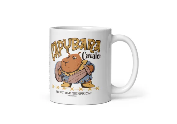 Cani cu Design si Personalizabile - Cana personalizata „Micut dar neinfricat – Animalut dragalas” – 11 oz. 330ml 