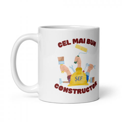 Cana personalizata Pentru cel mai bun Constructor – Cadou special – 330 ml  [3]