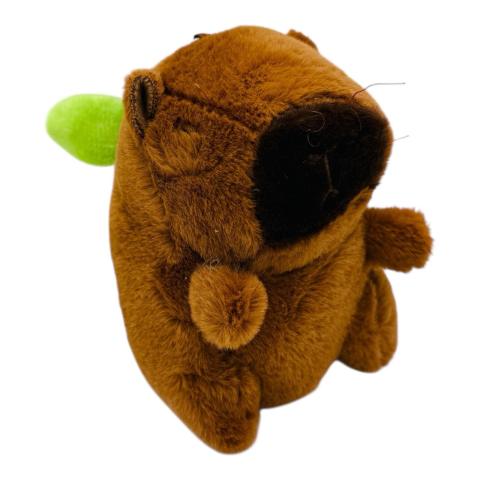 Capybara de plus 12.5cm cu broasca testoasa rotativa – jucarie adorabila si interactiva, BaoBao [3]