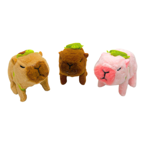 Capybara Interactiva din Plus – Jucarie Adorabila cu Sunete, 15cm, calitate superioara,  [1]
