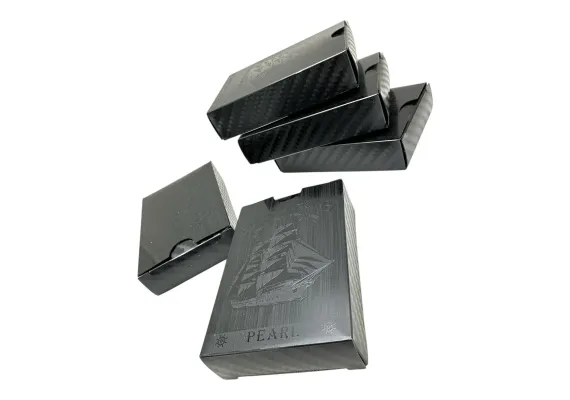 Baieti - Cărți de joc Black Pearl Premium – Set elegant și durabil pentru jocuri de societate și colecție, 