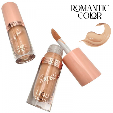 Machiaj & Frumusete - Contur Lichid Romantic Color 02, 4.9ml – Liquid Contour cu pensula, nuanta calda si aplicare precisa, BaoBao