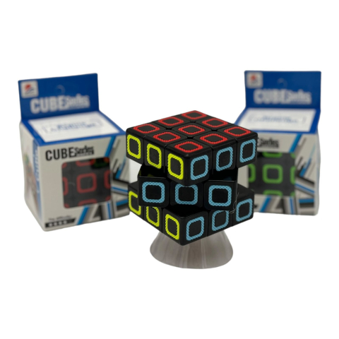 Cub Rubik 3×3×3, all black, 6×6×6cm, +6ani  [1]