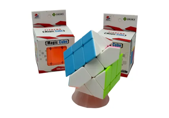 Jucarii, Copii & Bebe - Cub Rubik 3×3×3, all color, 6×6×6cm, +6ani 
