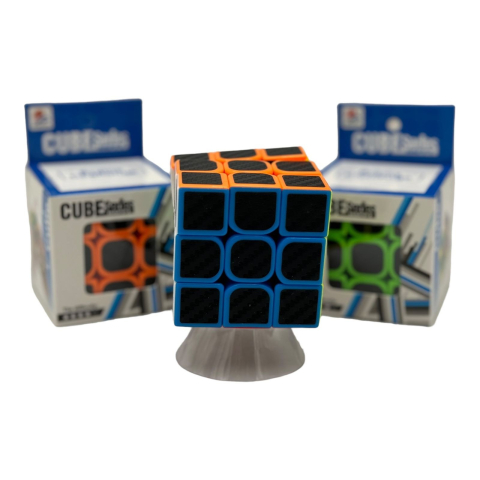 Cub rubik 3×3×3, color lines, black face, 5.5×5.5×5.5cm, +3ani,   [1]