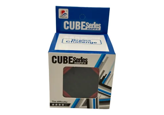 Jucarii, Copii & Bebe - Cub Rubik fete inegale, color line, black line, 5.5×5.5×5.5cm, +3ani,  