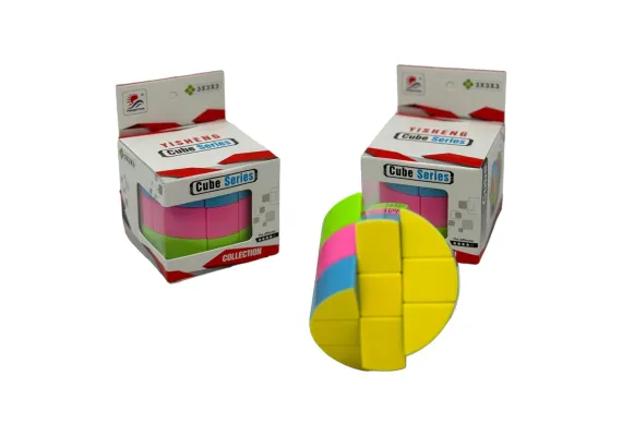Jucarii, Copii & Bebe - Cub Rubik rotund 3×3×3, multicolor, +3ani,  
