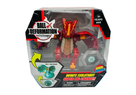 Figurine si animale din plastic - Dragon de Jucarie Rosu, 19×7×12×10 cm – Jucarie Colorata si Aventuroasa pentru Copii, 