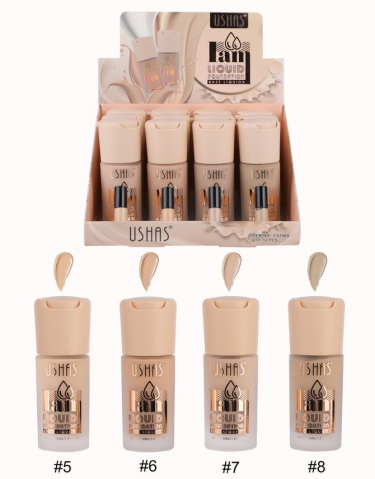 Ingrijire personala & Cosmetice - Fond de Ten Lichid USHAS 28ml – Acoperire Impecabilă și Finish Natural