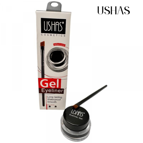 eyeliner&mascara - Gel Eyeliner Ushas Negru 3.3g – Waterproof, rezistenta indelungata, aplicare usoara, BaoBao