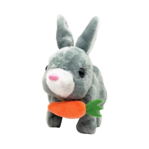 Iepuras Interactiv din Plus, cu Sunete si Lumini Multicolor – Jucarii Moale si Adorabile pentru Copii,  [3]