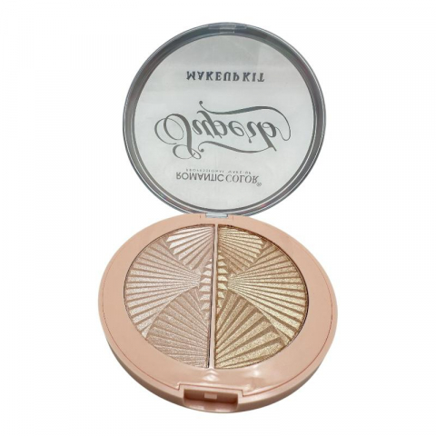 Truse si Accesorii Machiaj - Iluminator Romantic Color B2, 10g – Doua nuante sidefate pentru glow natural si efect luminos, BaoBao
