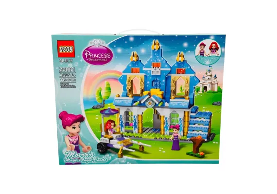 Jucarii, Copii & Bebe - Joc de constructie pentru fetite, castel, 445pcs, 45×36×5.5cm, +6ani,  