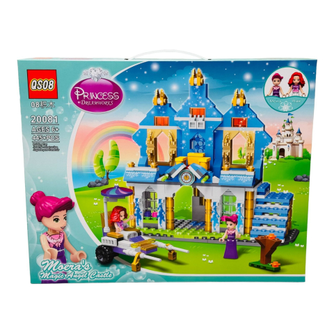 Joc de constructie pentru fetite, castel, 445pcs, 45×36×5.5cm, +6ani,   [2]