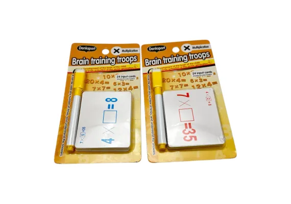 Bebelusi - Joc Educativ Matematic – Inmultire cu Carti si Marker, Interactiv si Amuzant pentru Copii, 
