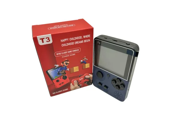 Jucarii interactive - Joc Tetris Consolă, 500 de Jocuri, Patru Culori (Roșu, Verde, Albastru, Alb) – Distracție nelimitată într-un singur dispozitiv, 