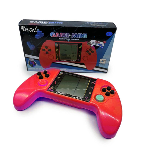 Joc Tetris Vision XXL, consolă 19 cm, ecran jumbo 8 cm, multicolor – Distracție clasică la dimensiuni mari,  [4]