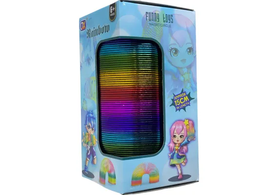 Bebelusi - Jucarie antistres arc multicolor, 15×7cm, 