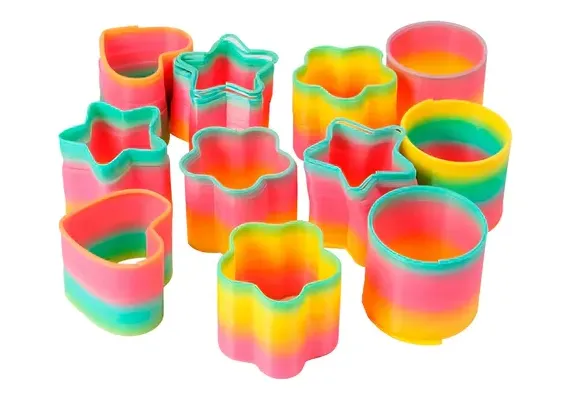 Bebelusi - Jucarie antistres arc multicolor, diverse forme, 