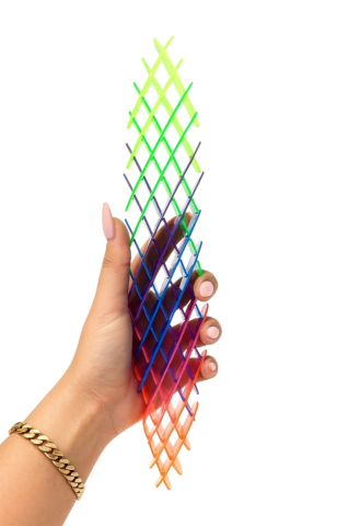 Jucarii antistres si senzoriale - Jucarie Antistres Plasa Extensibila XXL , Fidget Mesh Mare, Ultra Flexibil si Rezistent