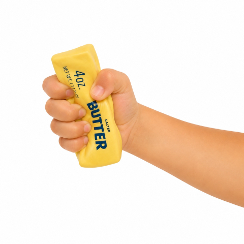 Jucarie antistres Squishy Butter 13.5 cm moale si pufoasa slow rising pentru copii [2]