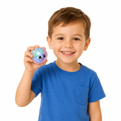 Jucarie antistres Squishy Dumpling 5,5 cm slow rising, culori aleatorii pentru copii [1]