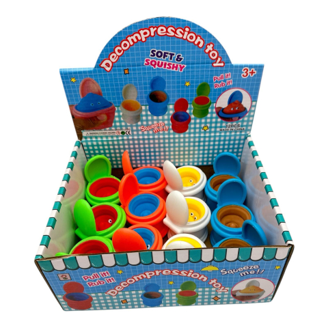Jucarie Colorata Antistres – Squishy Moale, Vesel si Relaxant, pentru Copii si Adulti,  [2]