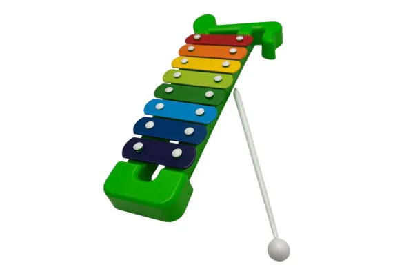 Bebelusi - Jucarie muzicala din metal – instrument pentru copii, sunete reale si educative, 