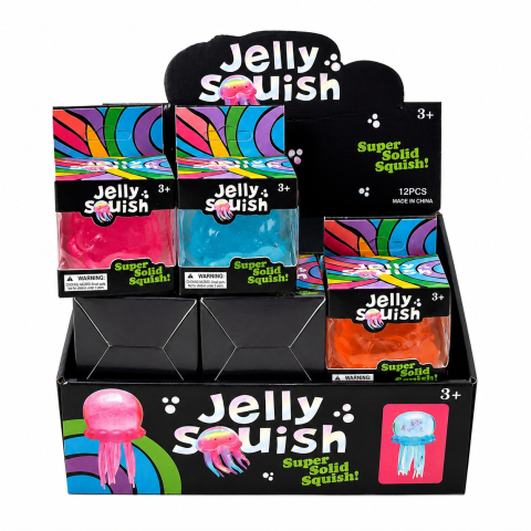 Jucarie Squishy Meduza Antistres 9 cm, Slow Rising, Culoare Aleatorie [1]