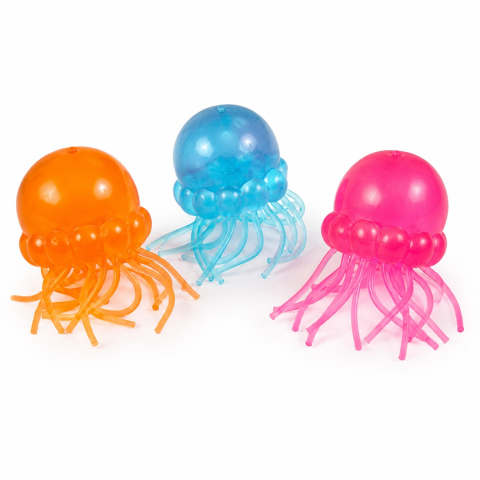 Jucarie Squishy Meduza Antistres 9 cm, Slow Rising, Culoare Aleatorie [2]