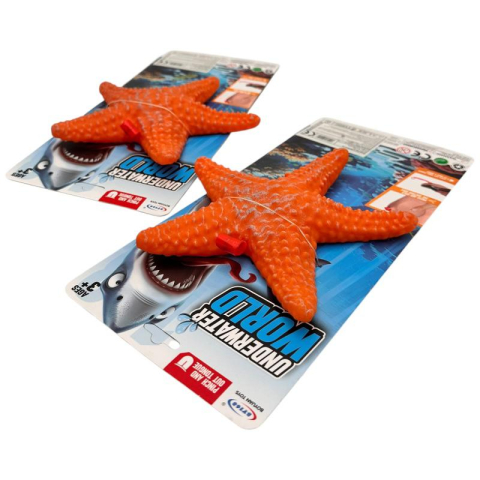 Jucarie Stea de Mare Realista – 19 cm, Figurina Interactiva Subacvatica, Pentru Copii 3+ din Colectia Ocean,  [2]
