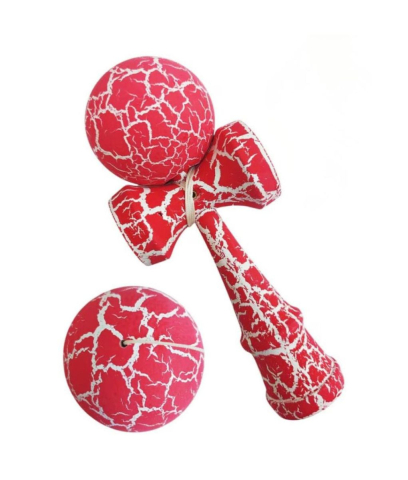 Kendama din lemn 18 cm, cracked– model clasic cu design crapat, suprafata antialunecare [2]