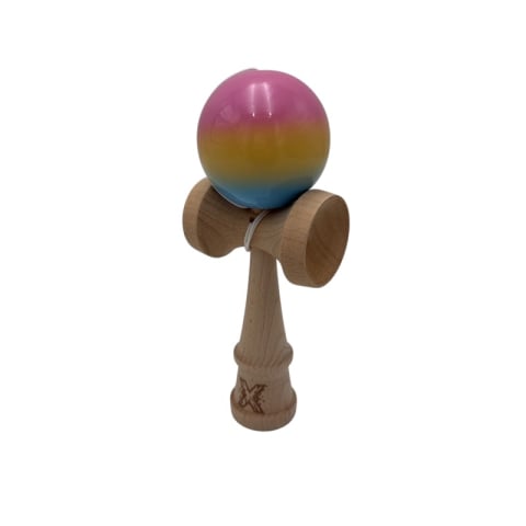 Kendama - Kendama Original Super Sticky din lemn, ambalaj transparent, 18 cm