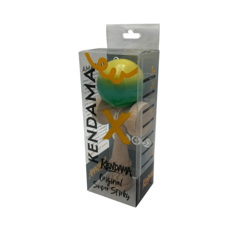 Kendama Original Super Sticky din lemn, ambalaj transparent, 18 cm [1]