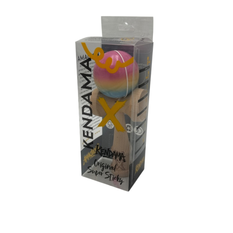 Kendama Original Super Sticky din lemn, ambalaj transparent, 18 cm [2]